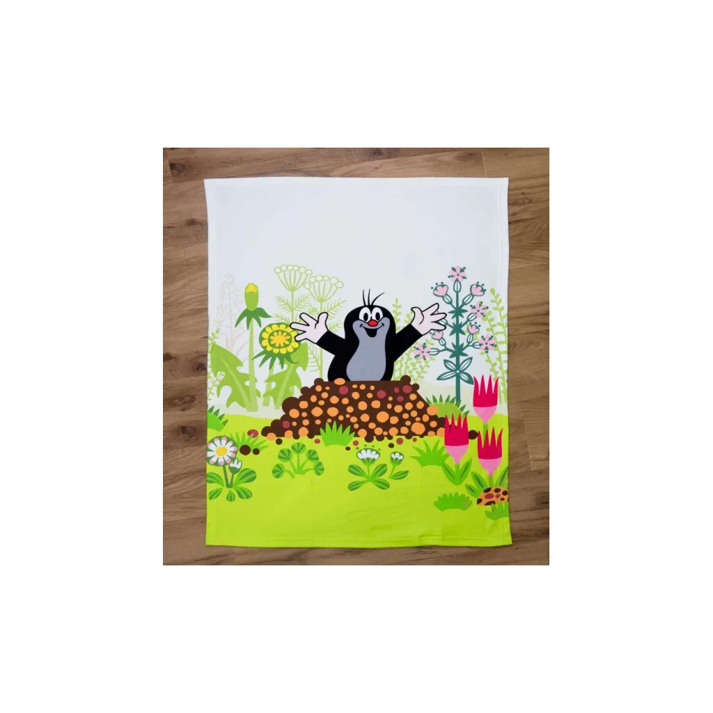Detská deka Krtko 75×100 cm – mäkká, hrejivá a licencovaná deka Herding