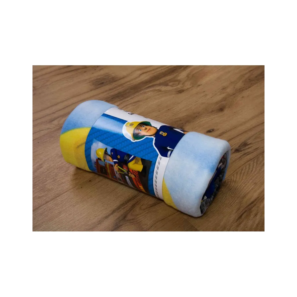 Dětská fleecová deka 130/160cm POŽÁRNÍK SAM