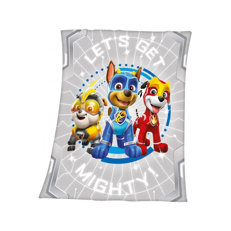 Detská flísová deka 130/160cm Herding PAW PATROL
