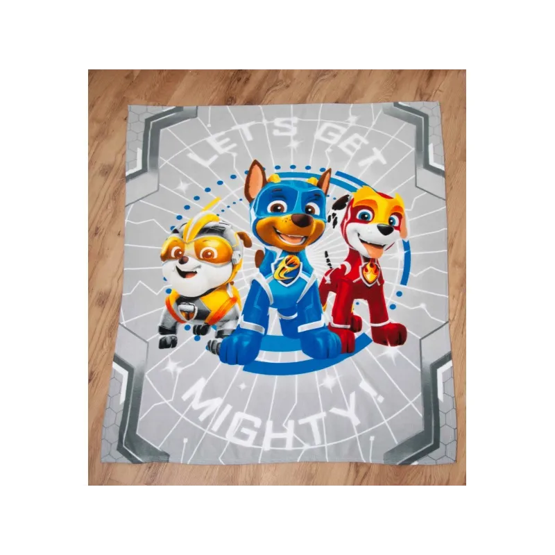 Detská flísová deka 130/160cm PAW PATROL