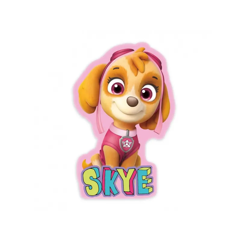 Tvarovaný 3D dekoračný vankúš Paw Patrol Skye