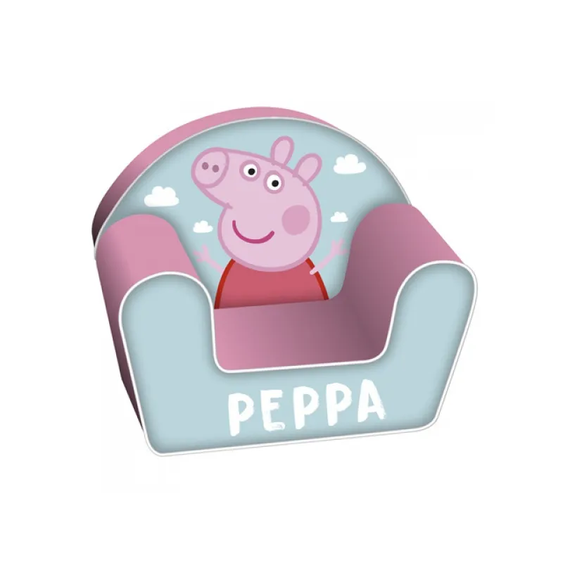 Penové kreslo do detskej izby PEPPA PIG, PP13036