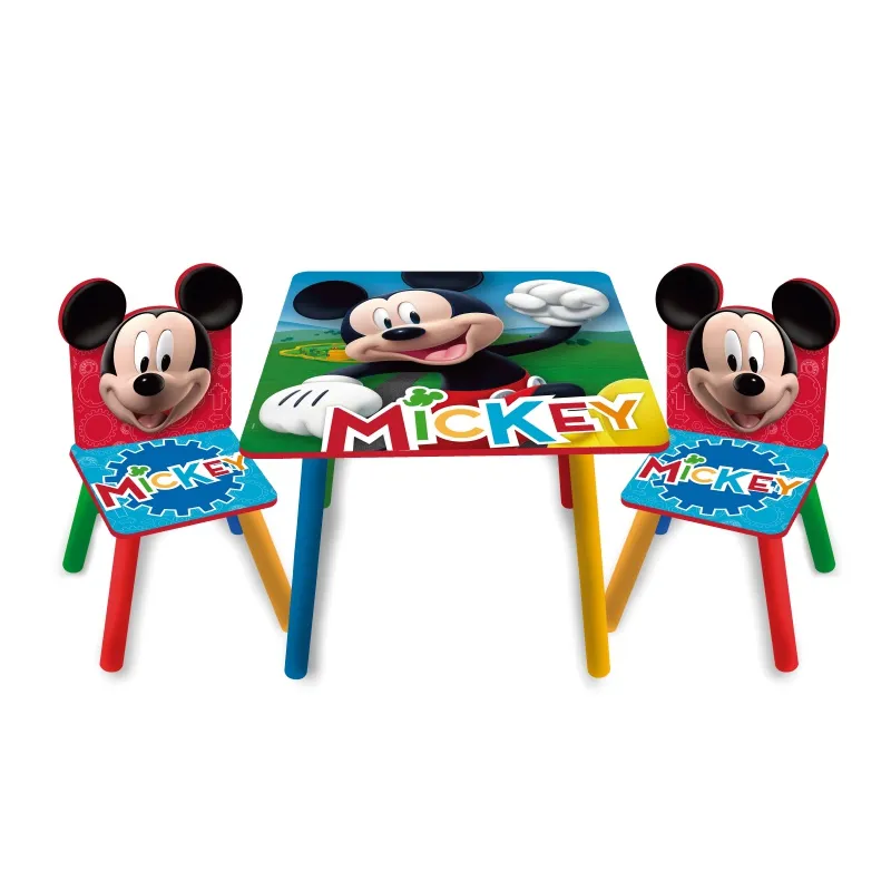 Detský drevený stolík + stoličky MICKEY MOUSE, WD14004