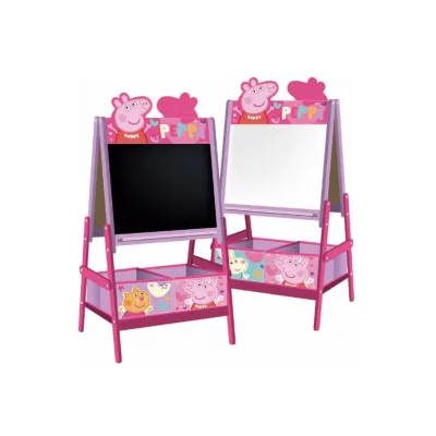 Oboustranná tabule pro děti s úložným boxem PEPPA PIG, PP14444 Oboustranná tabule pro děti s úložným boxem PEPPA PIG, PP14444