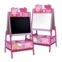 Oboustranná tabule pro děti s úložným boxem PEPPA PIG, PP14444