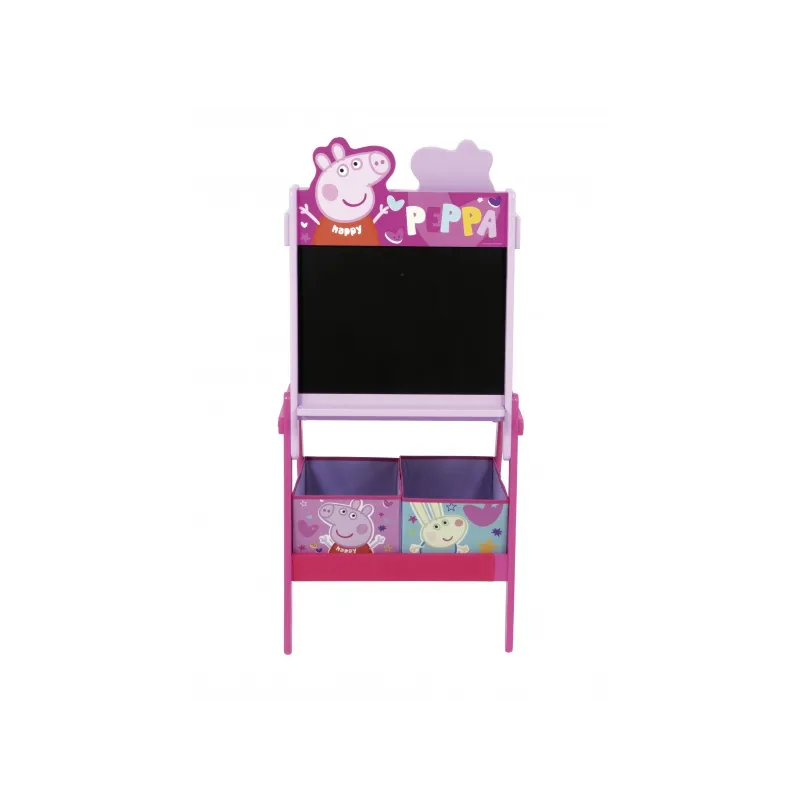 Oboustranná tabule pro děti s úložným boxem PEPPA PIG, PP14444 Oboustranná tabule pro děti s úložným boxem PEPPA PIG, PP14444