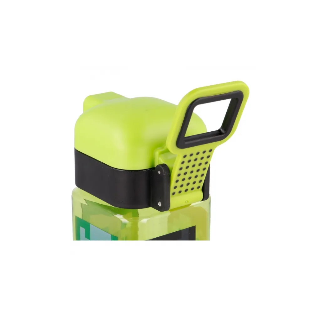 Hranatá plastová láhev MINECRAFT LOCK, 550ml, 40402