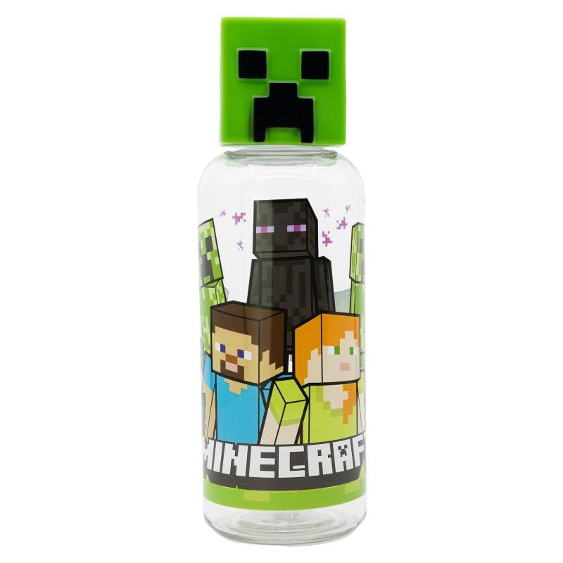 Plastová 3D fľaša MINECRAFT, 560ml, 40413