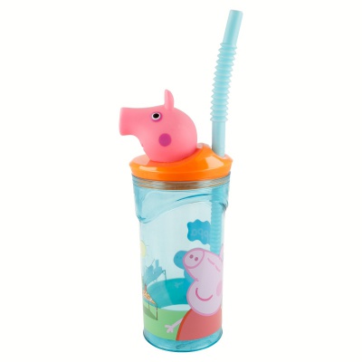 Plastová 3D sklenička s figurkou PEPPA PIG, 360ml, 48666 Plastová 3D sklenička s figurkou PEPPA PIG, 360ml, 48666