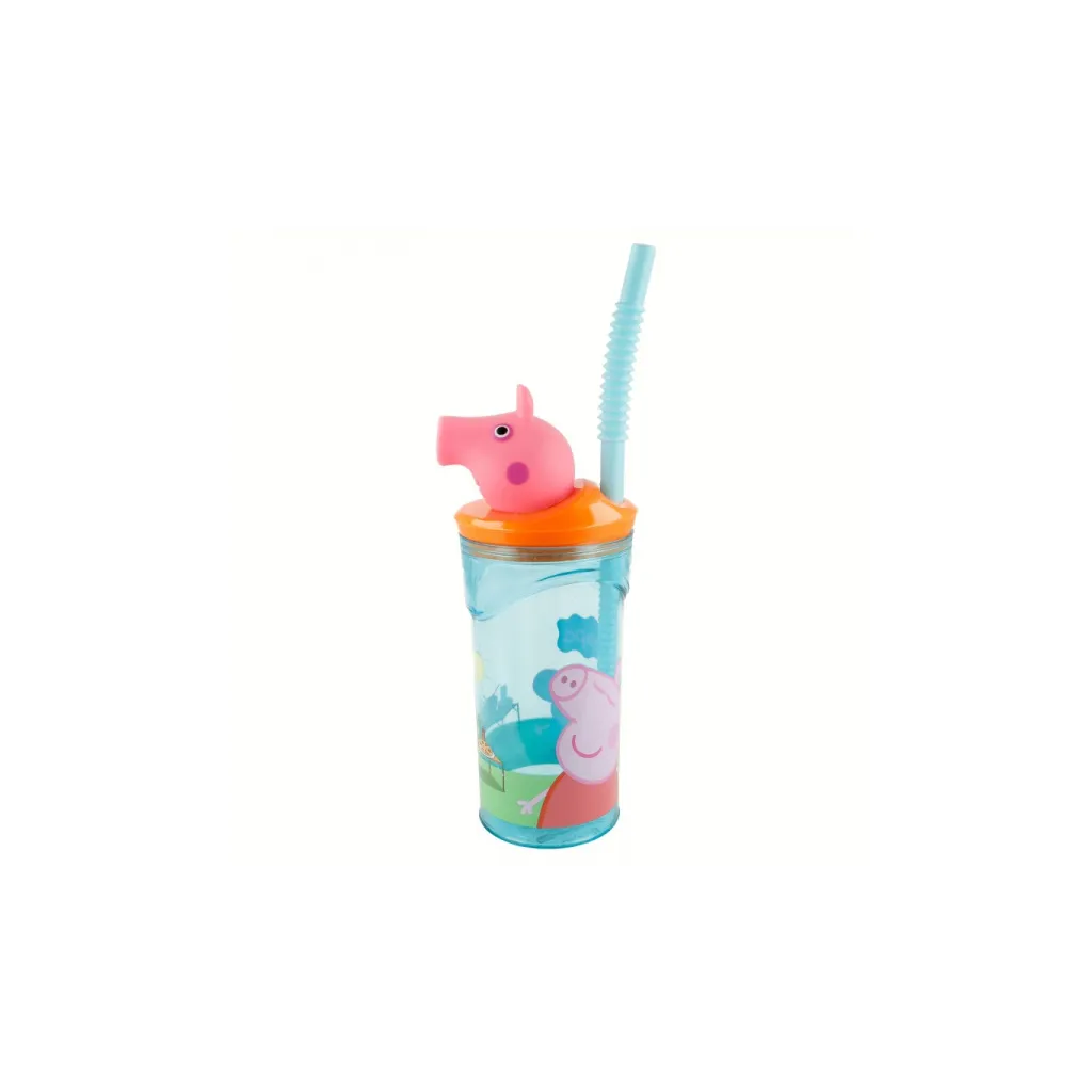 Plastový 3D pohár s figúrkou PEPPA PIG, 360ml, 48666