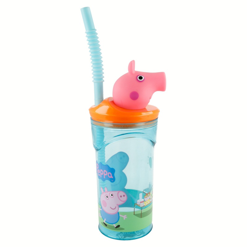 Plastový 3D pohár s figúrkou PEPPA PIG, 360ml, 48666 Plastový 3D pohár s figúrkou PEPPA PIG, 360ml, 48666