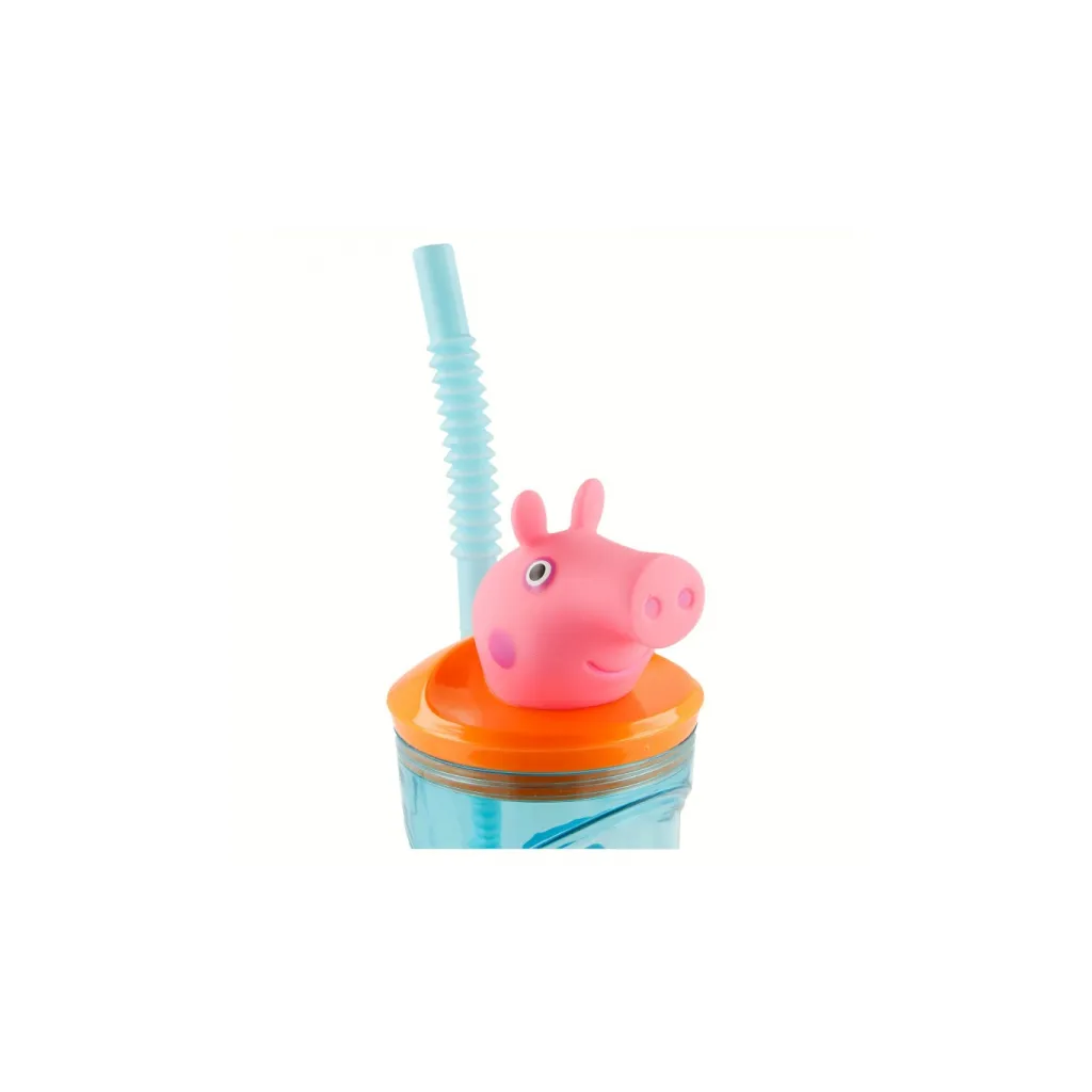 Plastový 3D pohár s figúrkou PEPPA PIG, 360ml, 48666