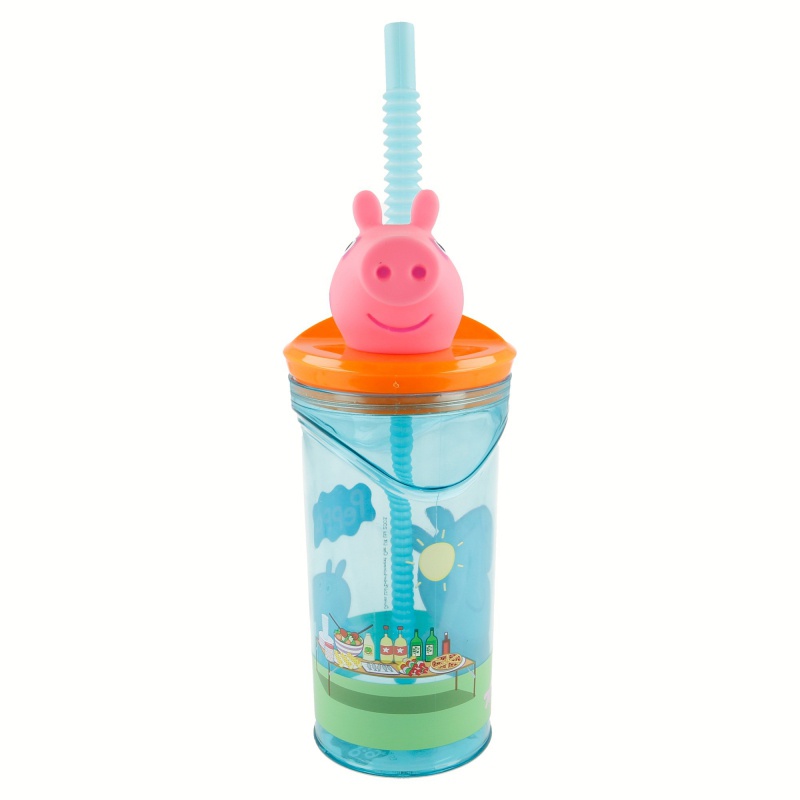 Plastový 3D pohár s figúrkou PEPPA PIG, 360ml, 48666 Plastový 3D pohár s figúrkou PEPPA PIG, 360ml, 48666