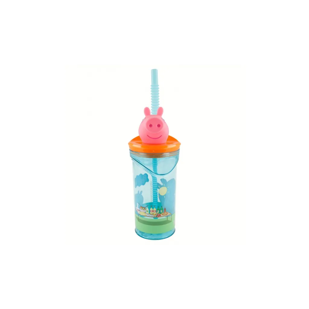 Plastový 3D pohár s figúrkou PEPPA PIG, 360ml, 48666