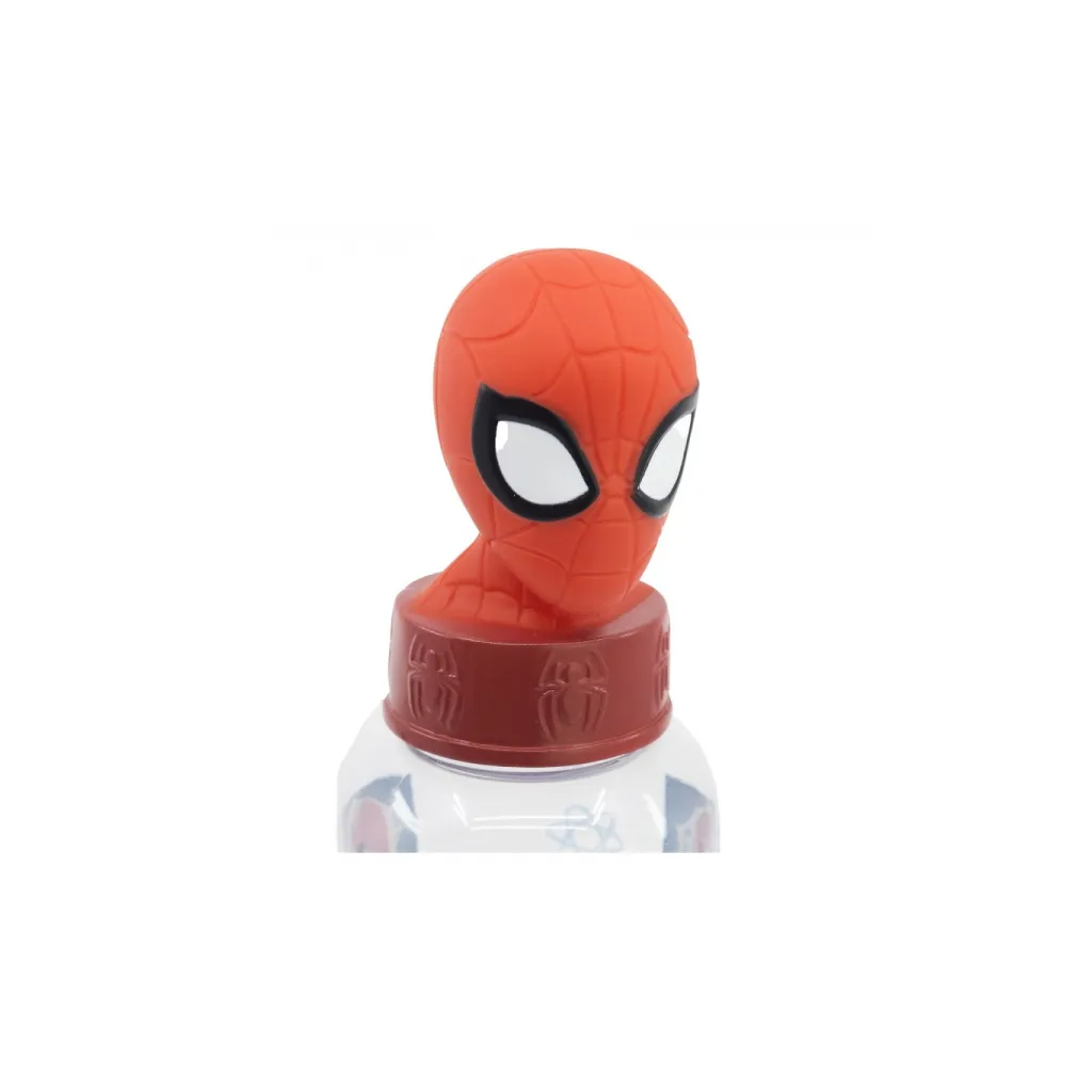 Plastová 3D fľaša s figúrkou Spiderman, 560ml, 74859
