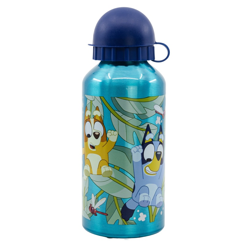 Hliníková fľaša Bluey 400 ml pre deti