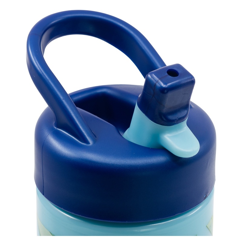 Plastová fľaša s výsuvnou slamkou Bluey, 410ml, 49601