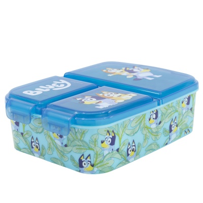 Delený plastový box na desiatu Bluey, 50620 Delený plastový box na desiatu Bluey, 50620