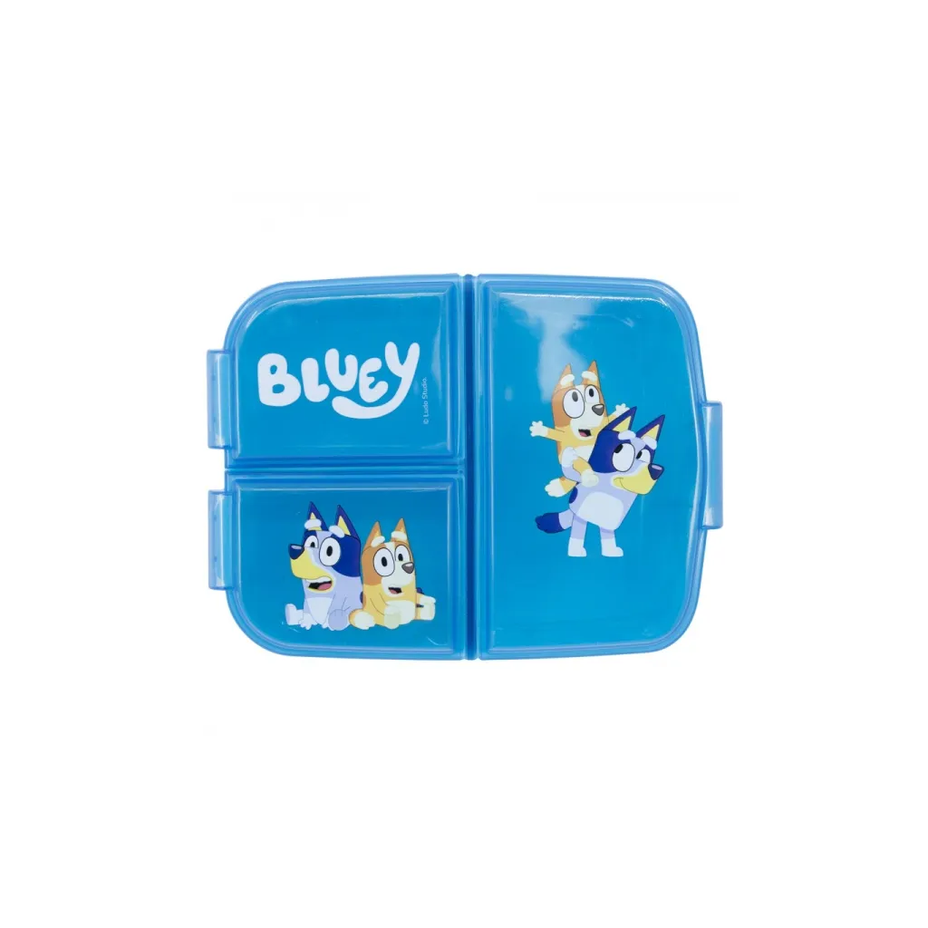 Detská desiatová dóza Bluey – 3 priehradky, BPA free