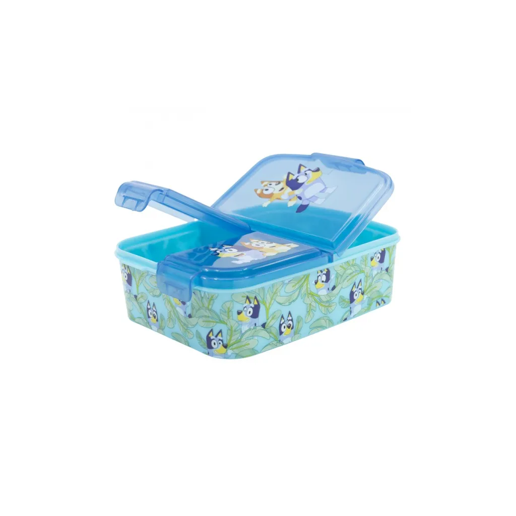 Detská desiatová dóza Bluey – 3 priehradky, BPA free