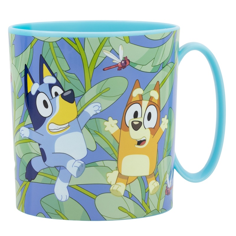 Detský plastový hrnček Bluey 390 ml – do mikrovlnky
