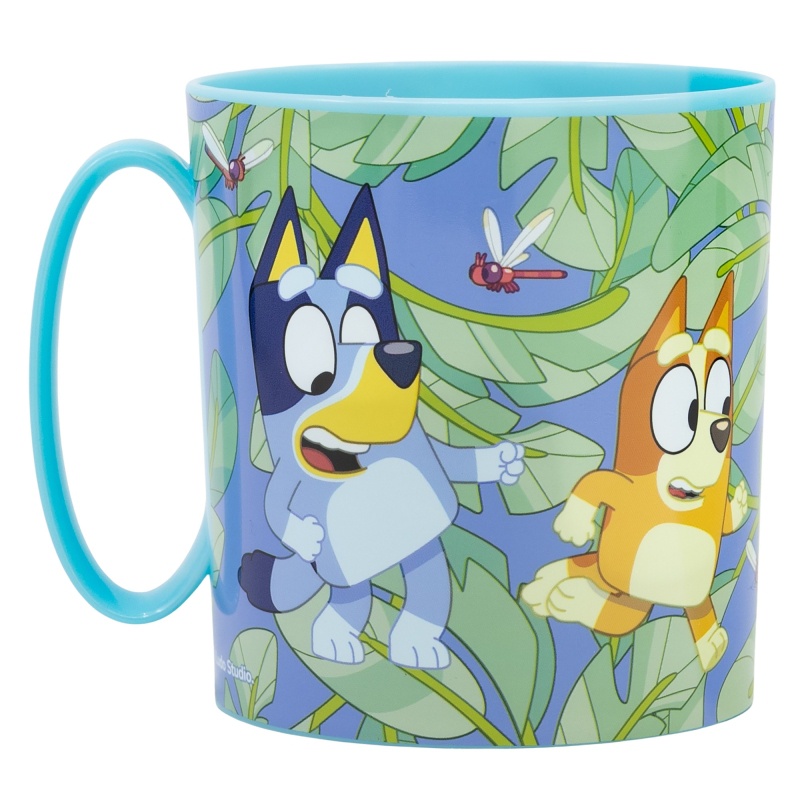 Detský plastový hrnček Bluey 390 ml – do mikrovlnky