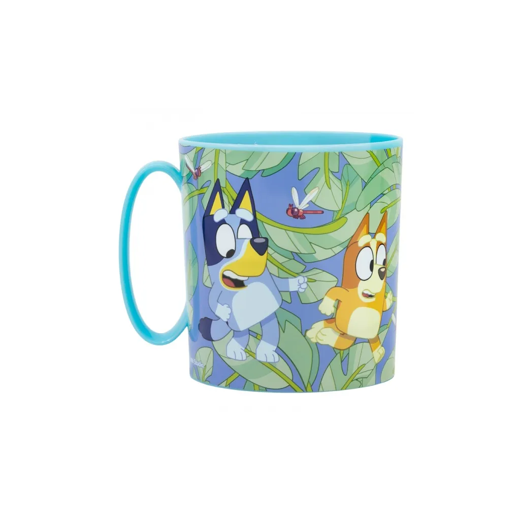 Detský plastový hrnček Bluey 390 ml – do mikrovlnky