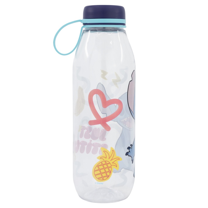 Plastová láhev se silikonovým poutkem Lilo & Stitch, 650ml, 75083