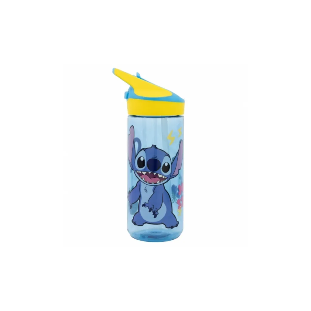 Plastová láhev s výsuvným brčkem Lilo & Stitch, Tritan 620ml, 75097