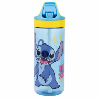 Plastová fľaša s výsuvnou slamkou Lilo & Stitch, Tritan 620ml, 75097 Plastová fľaša s výsuvnou slamkou Lilo & Stitch, Tritan 620ml, 75097