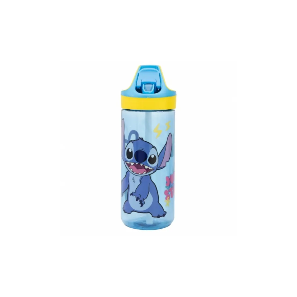 Plastová láhev s výsuvným brčkem Lilo & Stitch, Tritan 620ml, 75097