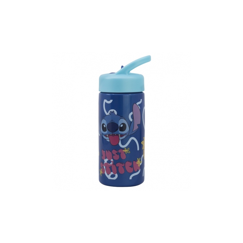 Plastová fľaša s výsuvnou slamkou Lilo & Stitch, 410ml, 75031 Plastová fľaša s výsuvnou slamkou Lilo & Stitch, 410ml, 75031