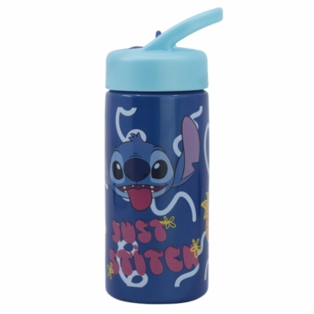 Plastová fľaša s výsuvnou slamkou Lilo & Stitch, 410ml, 75031