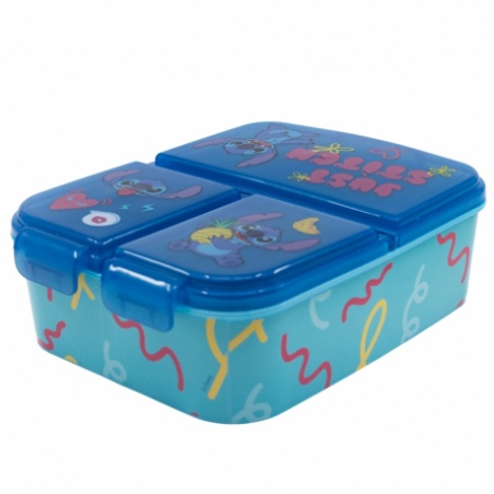Dělený plastový box na svačinu Lilo & Stitch, 75020