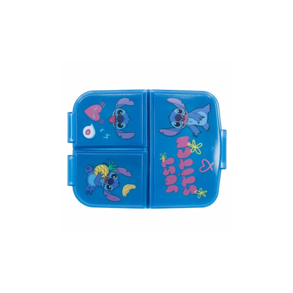 Dělený plastový box na svačinu Lilo & Stitch, 75020