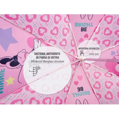 Detský dáždnik MINNIE MOUSE Pink, 50136 Detský dáždnik MINNIE MOUSE Pink, 50136