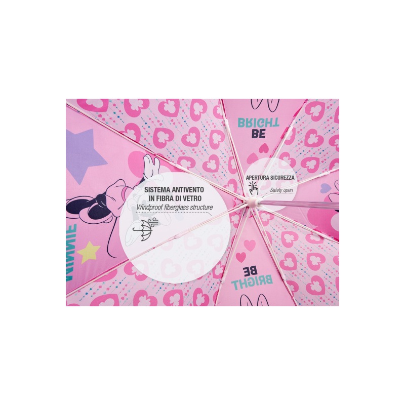 Detský dáždnik MINNIE MOUSE Pink, 50136