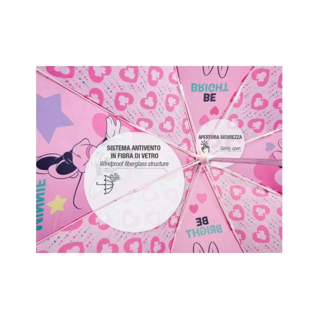 Detský dáždnik MINNIE MOUSE Pink, 50136