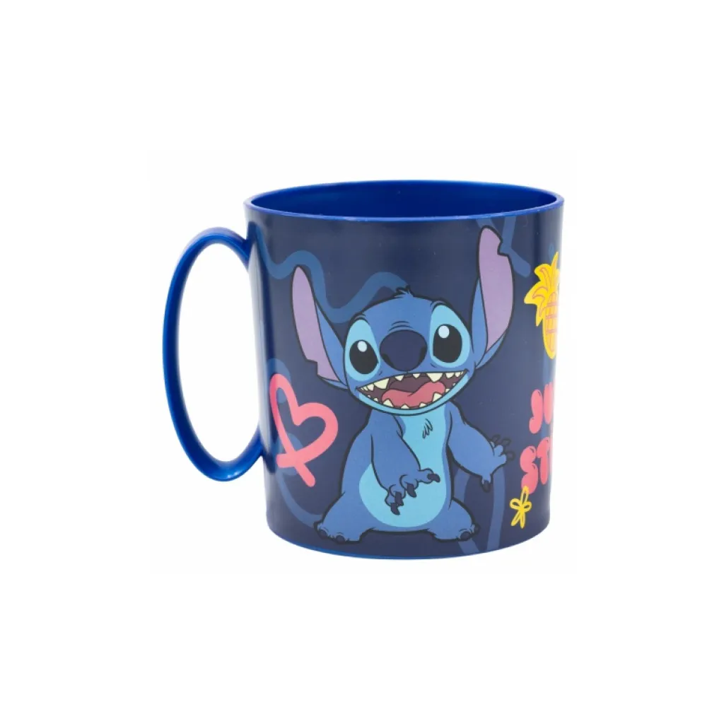 Detský plastový hrnček Lilo & Stitch 390 ml – mikrovlnný