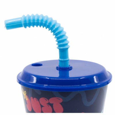 Plastový pohár s víkem a brčkem Lilo & Stitch, 430ml, 75030 Plastový pohár s víkem a brčkem Lilo & Stitch, 430ml, 75030
