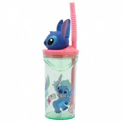 Plastový 3D pohár s figúrkou Lilo & Stitch, 360ml, 74869 Plastový 3D pohár s figúrkou Lilo & Stitch, 360ml, 74869