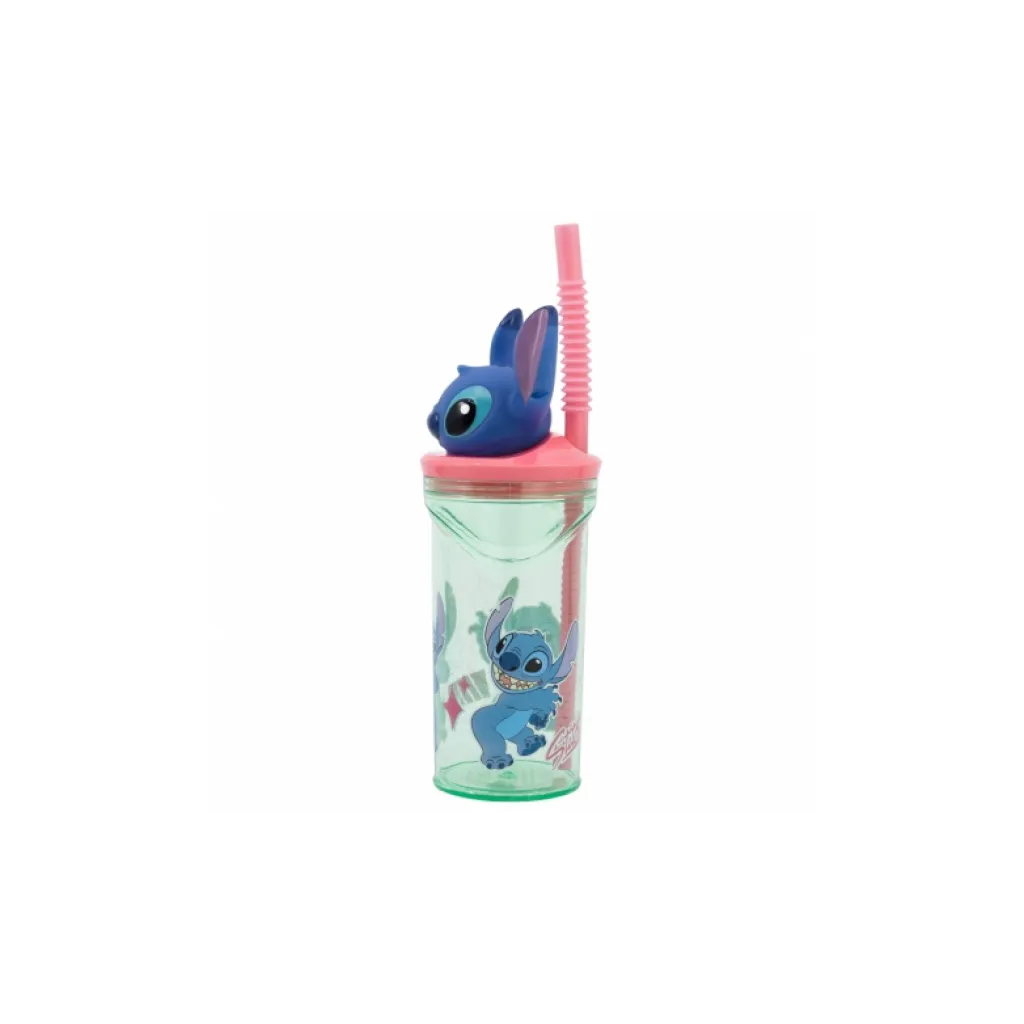 Plastová 3D sklenička s figurkou Lilo & Stitch, 360ml, 74869