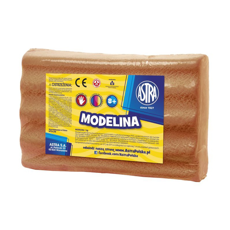 ASTRA Modelovacia hmota do rúry MODELINA 1kg Hnedá, 304111002 ASTRA Modelovacia hmota do rúry MODELINA 1kg Hnedá, 304111002