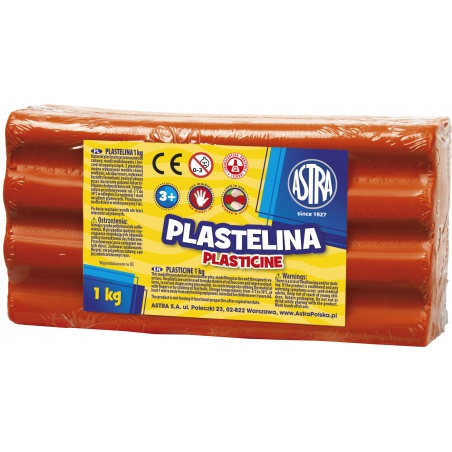 ASTRA Plastelína 1kg Červená, 303111006