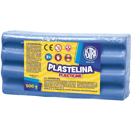 ASTRA Plastelína 500g Modrá Tmavá, 303117007