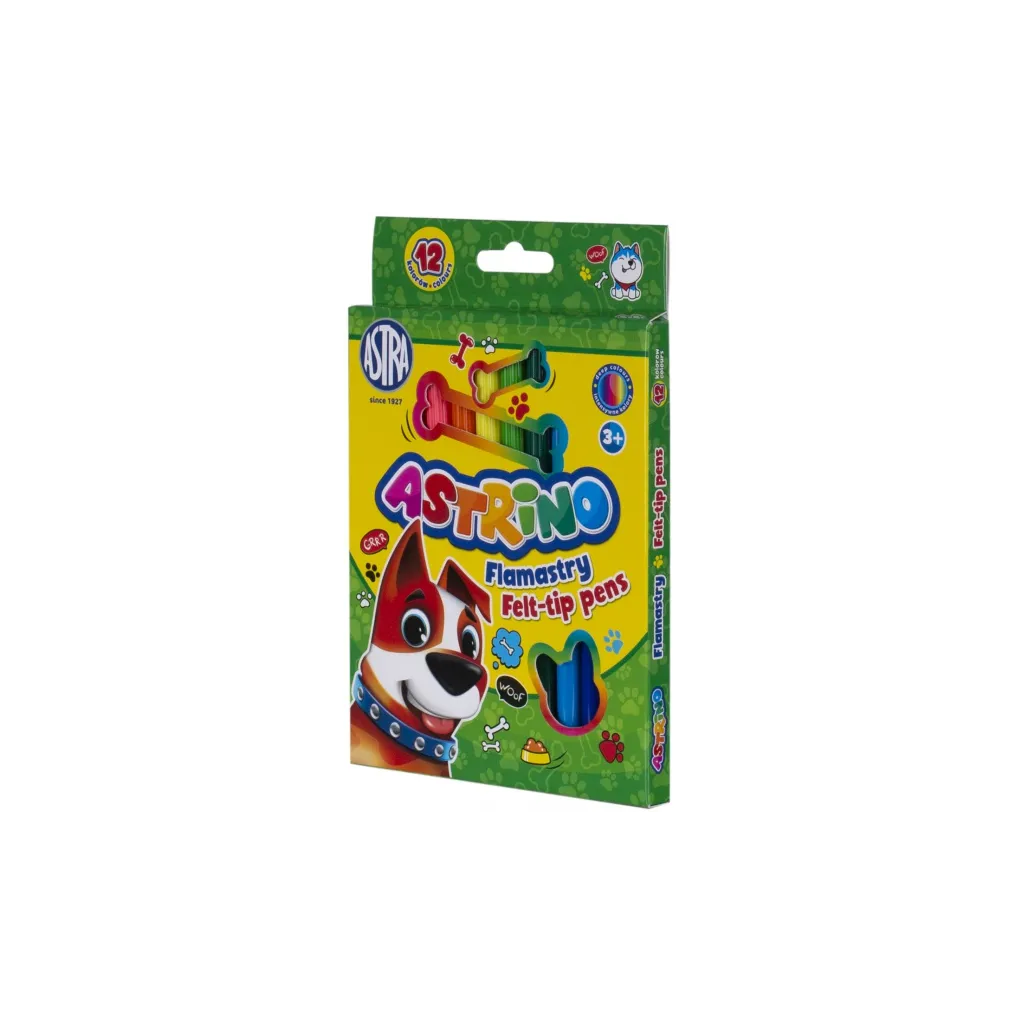 ASTRINO Farebné fixky, sada 12ks, 314121002