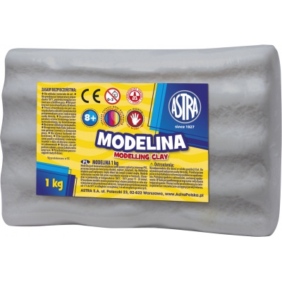 ASTRA Modelovací hmota do trouby MODELINA 1kg Šedá, 304118008