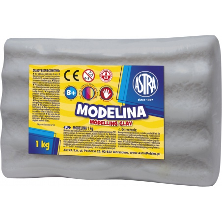 ASTRA Modelovací hmota do trouby MODELINA 1kg Šedá, 304118008