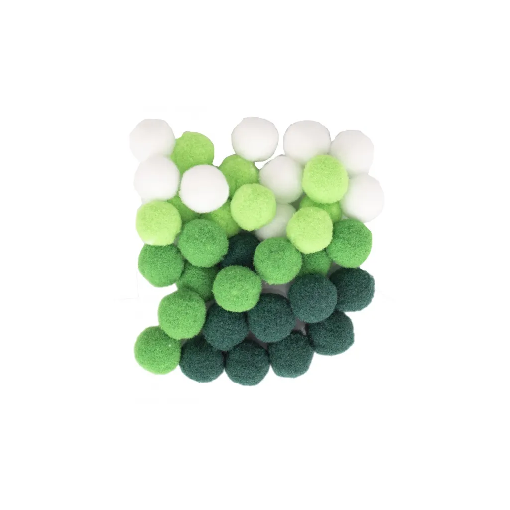 CREATIVO Plyšové POMPOM kuličky FOREST GROWTH, 20mm, 335121019