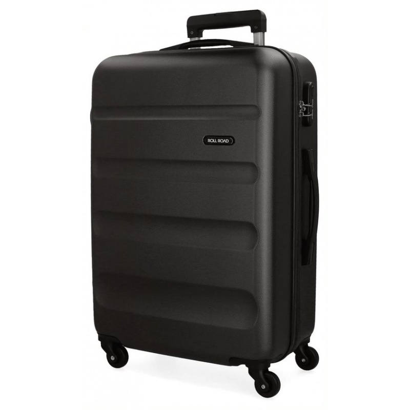 ROLL ROAD Flex Black, ABS Cestovný kufor, 65x46x23cm, 56L, 5849260 (medium) ROLL ROAD Flex Black, ABS Cestovný kufor, 65x46x23cm, 56L, 5849260 (medium)